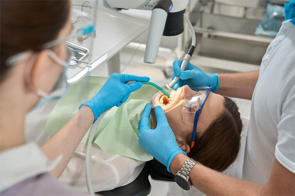 Dental Hygiene Treatment and stain removal